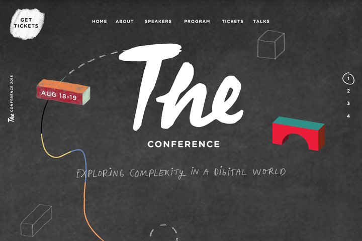 THE CONFERENCE 2015 website preview